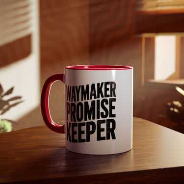 Faith Culture - Waymaker Promise Keeper - Christian Accent Coffee Mug, 11oz