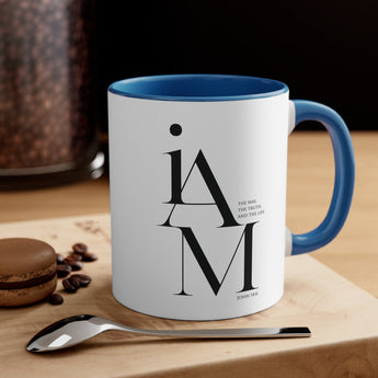 I Am The Way, The Truth, And The Life - John 14:6 Christian Accent Coffee Mug, 11oz