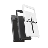 Faith Culture – Peace Cross Christian Tough Phone Case Google Pixel 7 Glossy