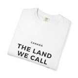 Faith Culture - The Land We Call Our Home Unisex T-Shirt – White | Modern Canadian Pride Tee