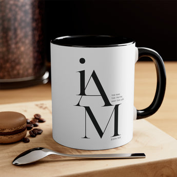 I Am The Way, The Truth, And The Life - John 14:6 Christian Accent Coffee Mug, 11oz