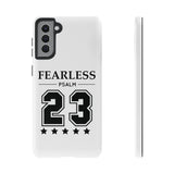 Faith Culture – Fearless Psalm 23 Christian Tough Phone Case Samsung Galaxy S21 Plus Glossy