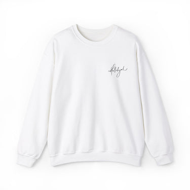 Faith Culture - Hallelujah - Christian Unisex Crewneck Sweatshirt White