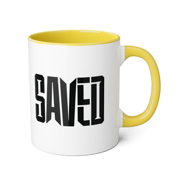 Faith Culture - SAVED - Christian Accent Coffee Mug, 11oz