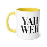 Faith Culture - Yahweh - Christian Accent Coffee Mug, 11oz Yellow 11oz