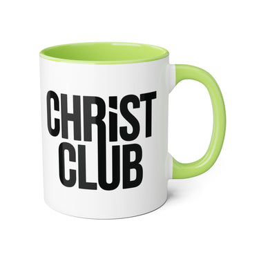 Faith Culture - Christ Club - Christian Accent Coffee Mug, 11oz