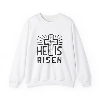 He is Risen Christian Unisex Heavy Blend™ Crewneck Sweatshirt
