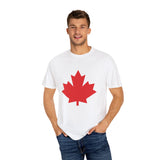 Faith Culture - Classic Red Maple Leaf Unisex T-Shirt – White | Canada Day Essential Tee