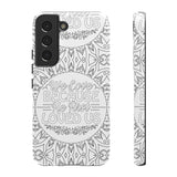 We Love Because He First Loved Us Christian Tough Phone Case Samsung Galaxy S22 Matte