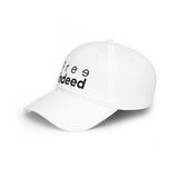 Free Indeed Minimal Christian Baseball Cap | John 8:36 Inspired Faith Hat