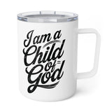 Faith Culture – I Am a Child of God – Christian Coffee and Tea Mug, 10oz 10oz White