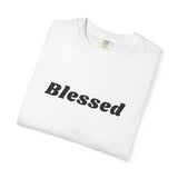 Faith Culture β Blessed Unisex Garment-Dyed T-Shirt Christian Inspirational Tee