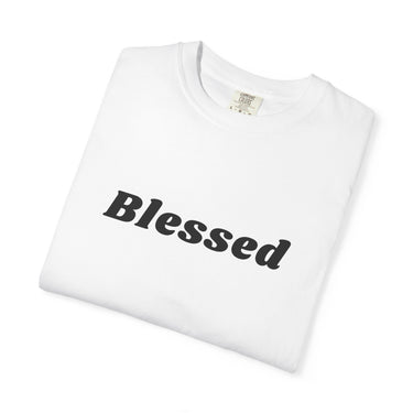 Faith Culture β Blessed Unisex Garment-Dyed T-Shirt Christian Inspirational Tee