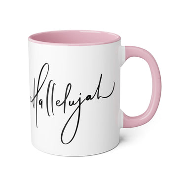 Faith Culture - Hallelujah - Christian Accent Coffee Mug, 11oz