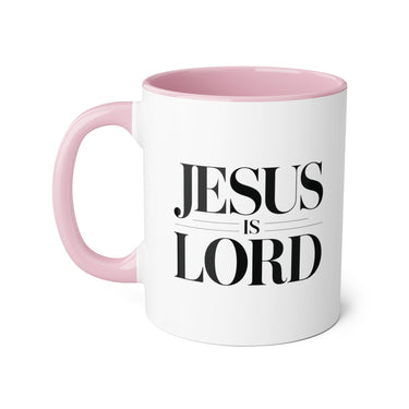 Faith Culture - Jesus Is Lord - Christian Accent Coffee Mug, 11oz