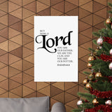 Faith Culture - Lord You Are Our Father Christian Poster Isaiah 64:8 Scripture Wall Art