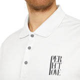 Faith Culture - Perfect Love - Christian Unisex Performance Polo by adidasĀ®