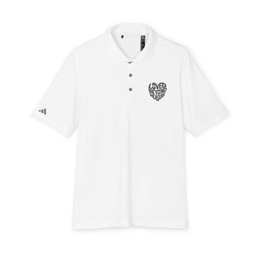 Faith Culture - Loved Beyond Measure - Christian Unisex Performance Polo by adidasĀ® White