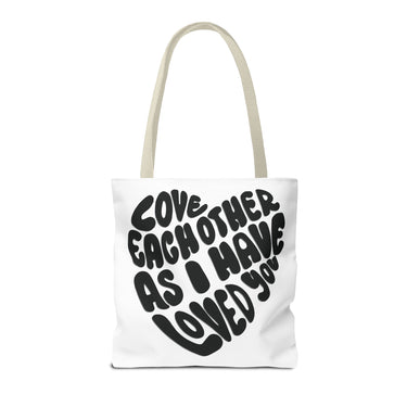 Faith Culture - Serve One Another in Love Christian Tote Bag - Galatians 5:13 Bible Verse