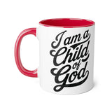 Faith Culture - Child of God - Christian Accent Coffee Mug, 11oz