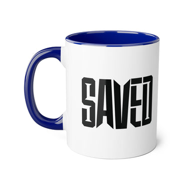 Faith Culture - SAVED - Christian Accent Coffee Mug, 11oz
