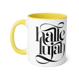 Faith Culture - Hallelujah - Christian Accent Coffee Mug, 11oz