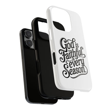 Faith Culture – God Is Faithful in Every Season Christian Tough Phone Case