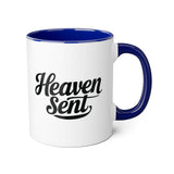 Faith Culture - Heaven Sent - Christian Accent Coffee Mug, 11oz Blue 11oz
