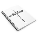 Freedom in Christ Christian Journal | Galatians 5:1 Scripture Notebook