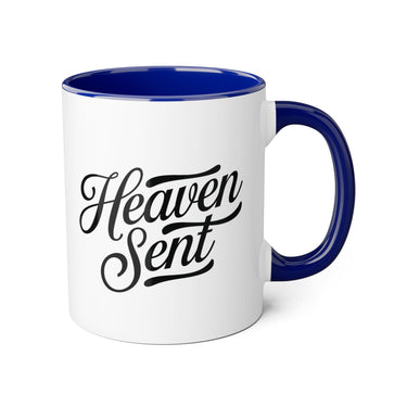 Faith Culture - Heaven Sent - Christian Accent Coffee Mug, 11oz Blue 11oz