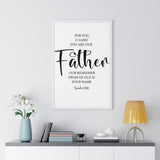 Faith Culture - Isaiah 63:16 Christian Scripture Wall Art Our Father and Redeemer