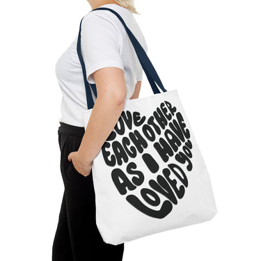 Faith Culture - Love One Another Christian Tote Bag - Bible Verse John 13:34