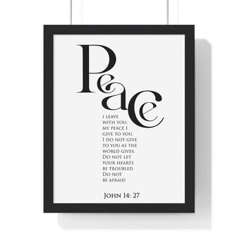 Peace Be With You - John 14:27 - Christian Wall Art
