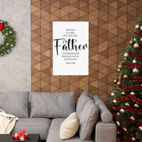 Faith Culture - Isaiah 63:16 Christian Poster You Are Our Father Scripture Wall Art