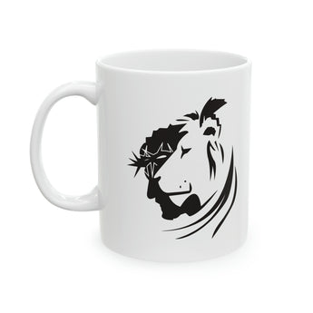 Lion of Judah Christianity Ceramic Mug - Christian Gift, 11oz