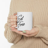 Faith Culture - Set Free Christian Mug, 11oz & 15oz | Bold Faith-Inspired Coffee Cup