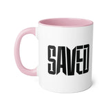 Faith Culture - SAVED - Christian Accent Coffee Mug, 11oz