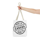 Faith Culture β Made in Canada Tote Bag | Durable & Patriotic Everyday Essential 13" Γ 13'' Beige