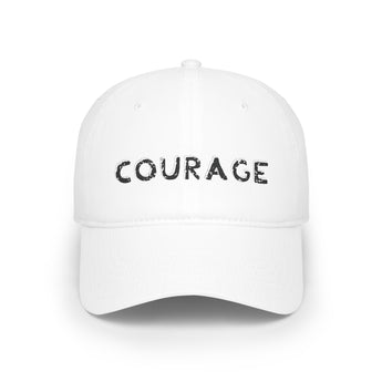 Faith Culture - Courage - Christian  Low Profile Baseball Cap