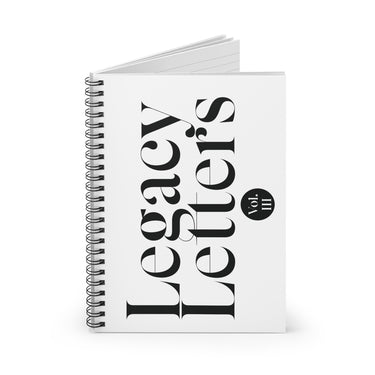 Faith Culture - Legacy Letters Vol. II Spiral Notebook | Christian Journal for Faith & Reflection