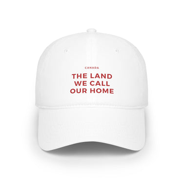 Faith Culture - Canada: The Land We Call Our Home Low Profile Baseball Cap White One size