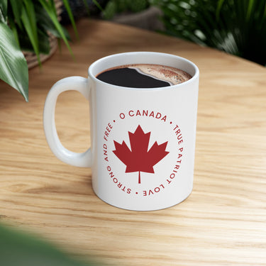 Faith Culture – O Canada True Patriot Love Mug – 11oz & 15oz | Bold Canadian Heritage Cup