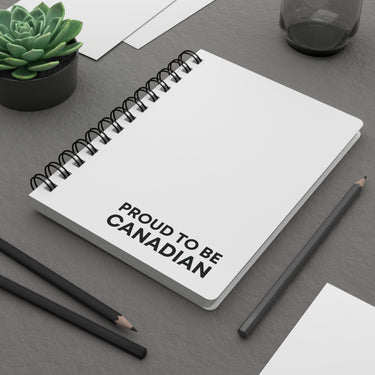 Faith Culture – Proud to Be Canadian Spiral Journal | Patriotic Minimalist Notebook