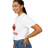 Faith Culture - Canada Maple Leaf Logo Unisex T-Shirt – White | Patriotic Canadian Tee