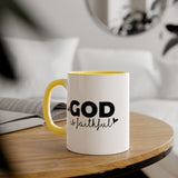 Faith Culture - God Is Faithful - Christian Accent Coffee Mug, 11oz