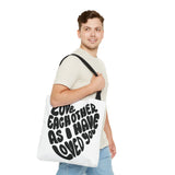Faith Culture - Love One Another Christian Tote Bag - Bible Verse John 13:34 18" Γ 18'' Black