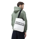 Faith Culture β Proud to Be Canadian Tote Bag | Bold Statement Carryall for Everyday Patriotism