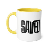 Faith Culture - SAVED - Christian Accent Coffee Mug, 11oz