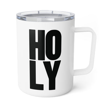 Faith Culture – HOLY – Christian Coffee and Tea Mug, 10oz 10oz White