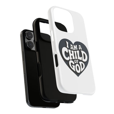 Faith Culture β I Am a Child of God Christian Tough Phone Case iPhone 16 Pro Matte